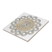 Keramische Tegel Touw Country Style Tegeltje (Zijkant)