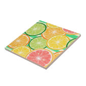 Keramische Tegel/Trivet-Citrus Keramische Tegel Tegeltje (Zijkant)
