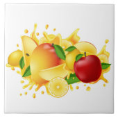 Keramische Tegel/Trivet-Fruits Keramische Tegel Tegeltje (Voorkant)