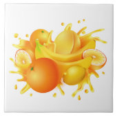 Keramische Tegel/Trivet-Fruits Keramische Tegel Tegeltje (Voorkant)