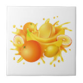 Keramische Tegel/Trivet-Fruits Keramische Tegel Tegeltje (Voorkant)