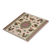 Keramische tegel uit Frankrijk Tegeltje (Zijkant)