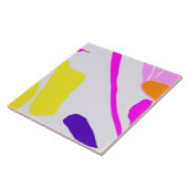 Keramische tegel, van de soort "Avant-garde" Tegeltje (Zijkant)