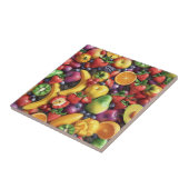 Keramische Tegel van gemengd fruit Tegeltje (Zijkant)