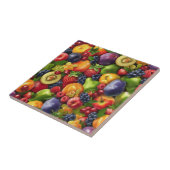 Keramische Tegel van gemengd fruit Tegeltje (Zijkant)