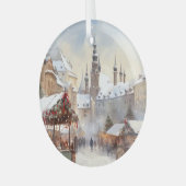  keramische Tegel van Praag Glas Ornament (Voorkant links)