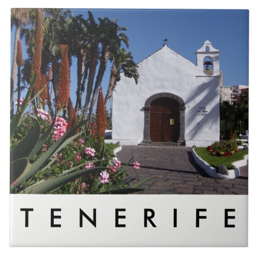 Keramische tegel van Tenerife Tegeltje (Voorkant)