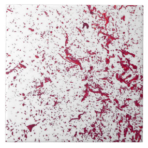 Keramische Tegel - Verplette verf Tegeltje