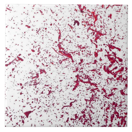 Keramische Tegel - Verplette verf Tegeltje (Voorkant)