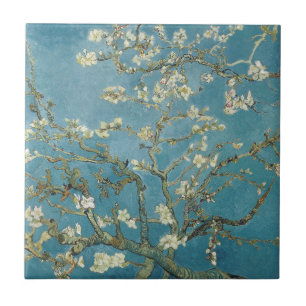 KERAMISCHE TEGEL: VINCENT Van Gogh : ALMOND BLOSSO Tegeltje