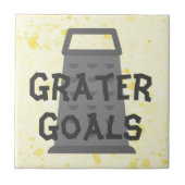 Keramische Tegel voor de Grater Goals Tegeltje (Voorkant)
