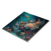 Keramische tegel voor de zee- en oceaanleven tegeltje (Zijkant)