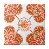 Keramische tegel voor keuken of ligbad, rood ontwe tegeltje (Voorkant)