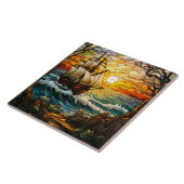 keramische Tegel voor schepen Tegeltje (Zijkant)