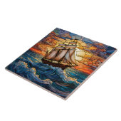 keramische Tegel voor schepen Tegeltje (Zijkant)