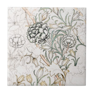 KERAMISCHE TEGEL: WILLIAM MORRIS : HONEYSUCKLE TEGELTJE