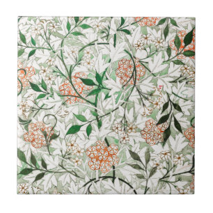 KERAMISCHE TEGEL: WILLIAM MORRIS : JASMINE TEGELTJE
