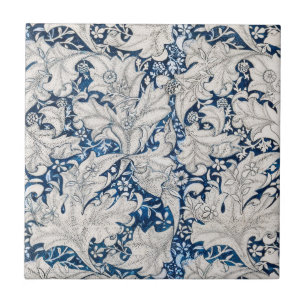 KERAMISCHE TEGEL: WILLIAM MORRIS : WALLFLOWER  TEGELTJE