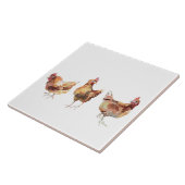 Keramische Tegels - 3 kippen Franse keuken Tegeltje (Zijkant)