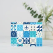 Keramische tegels briefkaart (Staand voorkant)