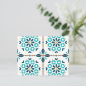 Keramische tegels briefkaart (Staand voorkant)