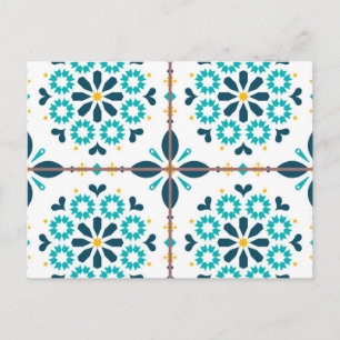 Keramische tegels briefkaart