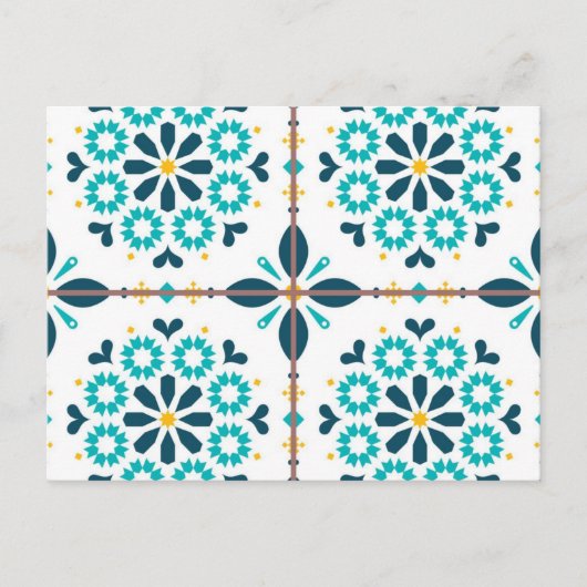 Keramische tegels briefkaart (Voorkant)