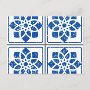 Keramische tegels briefkaart