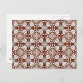 Keramische tegels briefkaart (Voorkant / Achterkant)