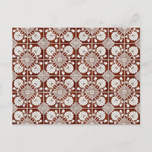 Keramische tegels briefkaart (Voorkant)