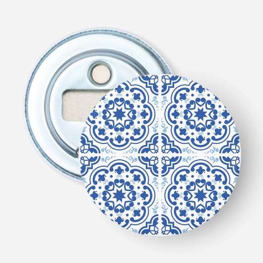 Keramische tegels button flesopener (Voorkant)