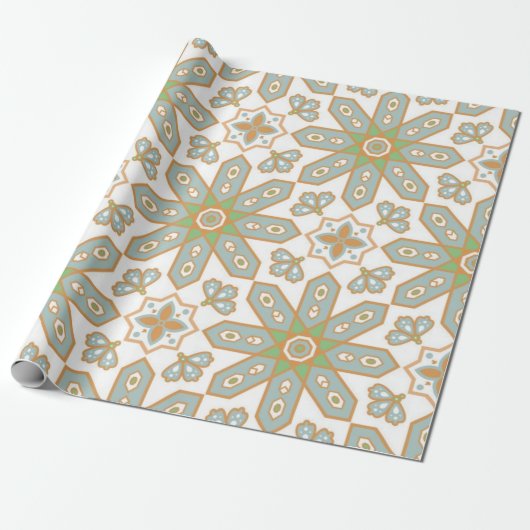 Keramische tegels cadeaupapier (Uitgerold)