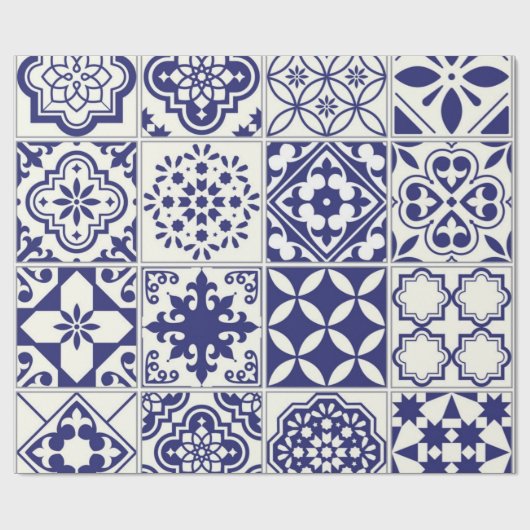 Keramische tegels cadeaupapier (Vlak)