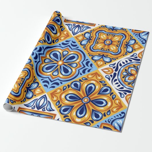 Keramische tegels cadeaupapier (Uitgerold)