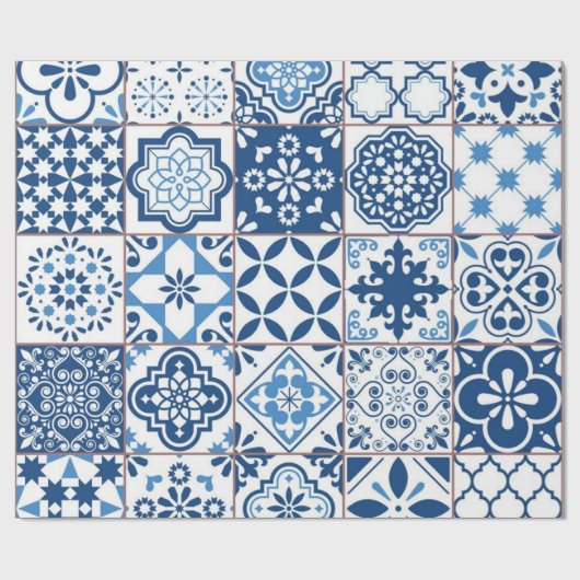 Keramische tegels cadeaupapier (Vlak)