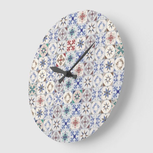 Keramische tegels grote klok (Hoek)