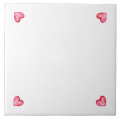 Keramische tegels - Hart 2 Tegeltje (Voorkant)