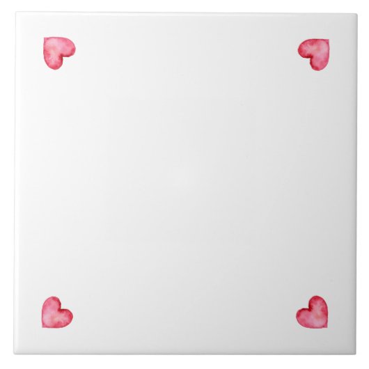 Keramische tegels - Hart 2 Tegeltje (Voorkant)