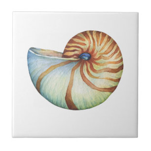Keramische Tegels - Klein 10,8 cm x 10,8 cm Zee Sc Tegeltje