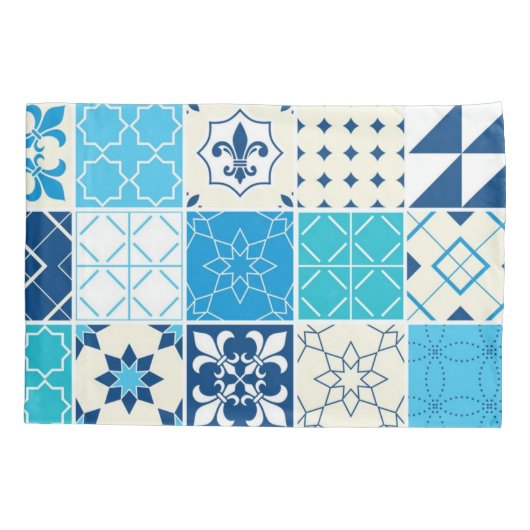 Keramische tegels kussensloop (Achterkant)