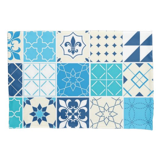 Keramische tegels kussensloop (Voorkant)