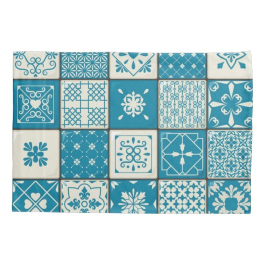 Keramische tegels kussensloop (Achterkant)