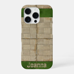 Keramische tegels mediterraan patroon elke naam iPhone 16 pro hoesje
