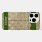 Keramische tegels Mediterrane Patroon, elke naam Case-Mate iPhone Case (Achterkant (horizontaal))