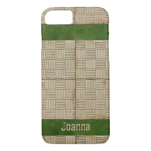 Keramische tegels Mediterrane Patroon, elke naam Case-Mate iPhone Case (Achterkant)
