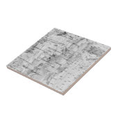 Keramische tegels met baarmoederschors tegeltje (Zijkant)