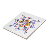 Keramische tegels met poolmolen tegeltje (Zijkant)