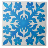 keramische tegels met tropisch patroon tegeltje (Voorkant)