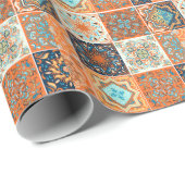 Keramische tegels ornamenten: abstract patroon. cadeaupapier (Rol Hoek)