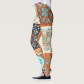 Keramische tegels ornamenten: abstract patroon. leggings (Links)